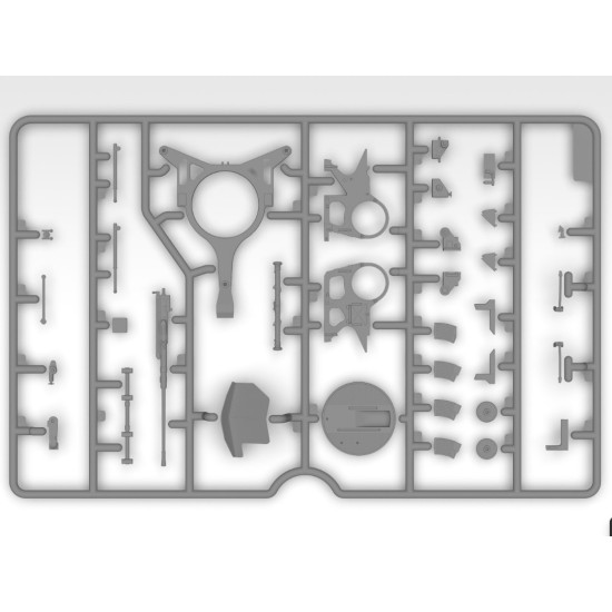 Icm 35717 1/35 Flak 38 Wwii German Aa Gun Plastic Model Kit