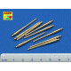 Set of 9pcs 406 mm long barrels for US ships : North Carolina, Washington 1/350 Aber 350-L05