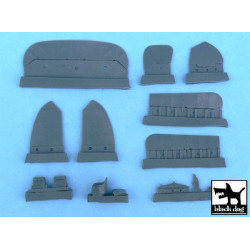 Black Dog A48002 1/48 Albatros W4 Detail Set For Gavia 016.0109. 14 Resin Parts