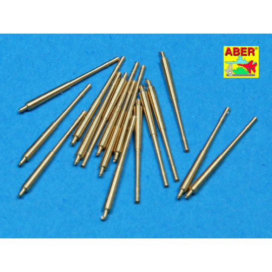 Set of 16 pcs 105 mm SFLAK barrels used in C/33 mount for German ships 1/350 Aber 350-L13