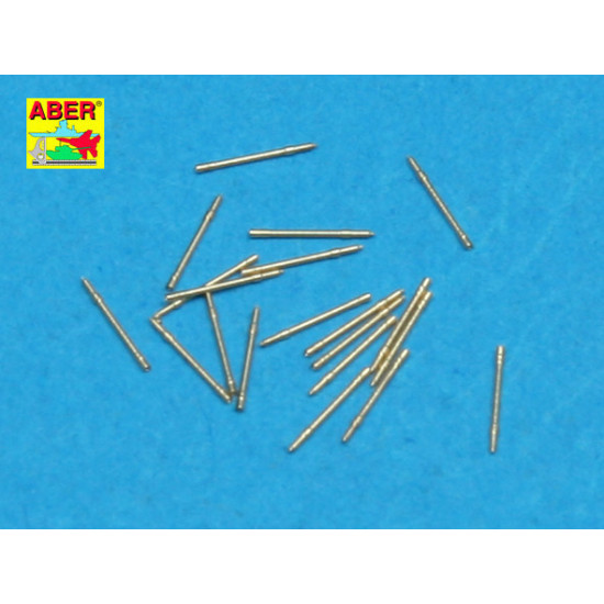 Set of 20 pcs 20 mm L/65 barrels MG C/30 for German ships 1/350 Aber 350-L17