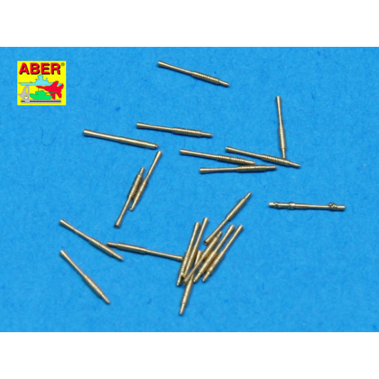 Set of 20 pcs 25 mm type 96 A/A barrels for Japan ships 1/350 Aber 350-L23