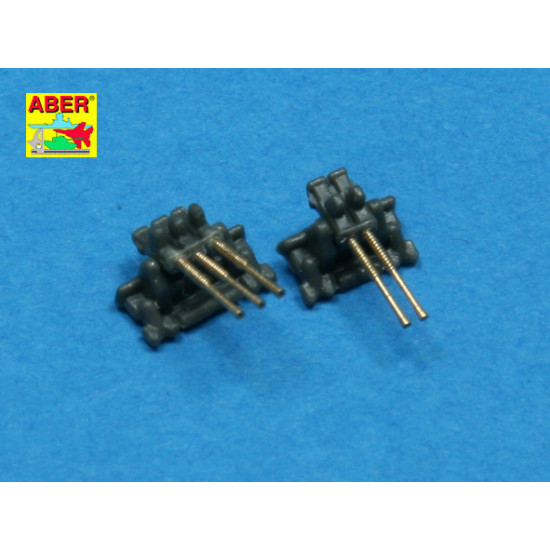 Set of 20 pcs 25 mm type 96 A/A barrels for Japan ships 1/350 Aber 350-L23