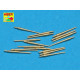 Set of 16 pcs 102 mm Q.F. Mk.XVI barrels for Royal Navy ships 1/350 Aber 350-L28