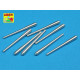 Set of 8 pcs 381mm (15in) L42 Mk.I long barrels for Hood, Repulse, Queen Elisabeth, Vang 1/350 Aber 350-L30