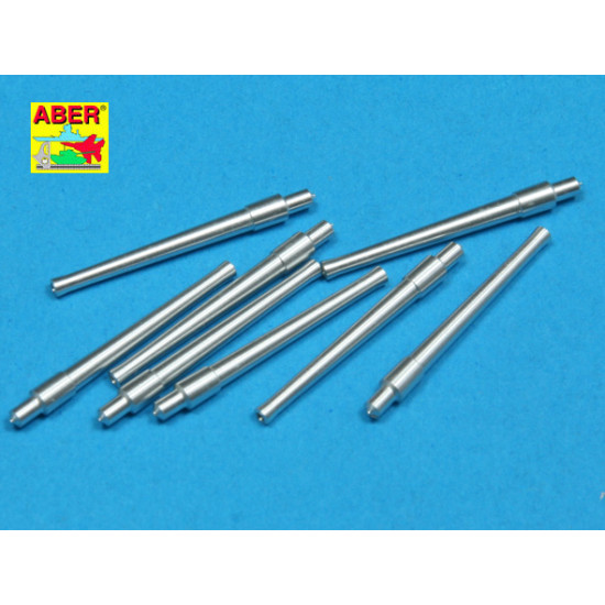 Set of 8 pcs 381mm (15in) L42 Mk.I short barrels for Hood, Repulse, Queen Elisabeth, Van 1/350 Aber 350-L31