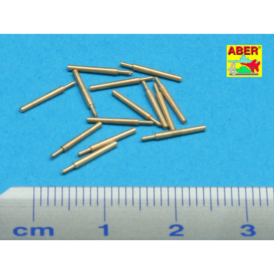 Set of 14 pcs 152mm (6in) L50 Vickers Mk.M type 41 barrels for Kongo, Haruna, Hiei, Kir 1/350 Aber 350-L36