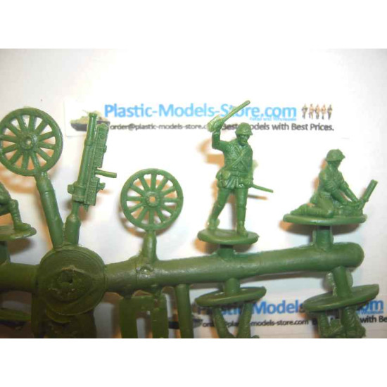 Mars 1/72nd Scale WWII Japanese Infantry w/ 75mm Mountain Guns Set 72022 New! 