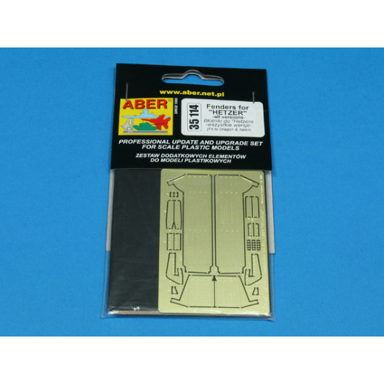 Fenders for Sd.Kfz. 138/2 Hetzer (all versions) 1/35 Aber 35-114 Fenders for Sd.Kfz. 138/2 Hetzer (all versions) 1/35 Aber 35-114