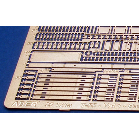Russian Medium Tank T-55A Vol.1 - basic set 1/35 Aber 35-128 Russian Medium Tank T-55A Vol.1 - basic set 1/35 Aber 35-128