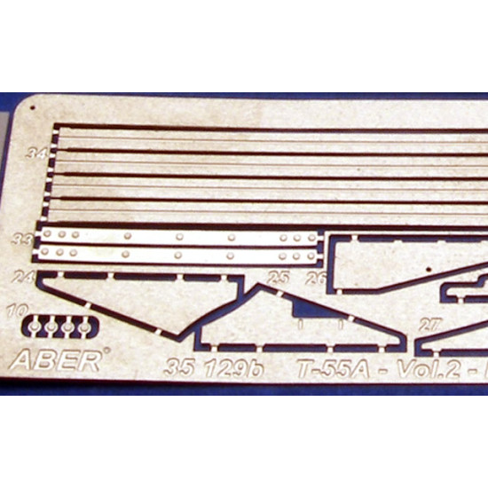 Fenders for T-55A Vol.2 - additional set 1/35 Aber 35-129 Fenders for T-55A Vol.2 - additional set 1/35 Aber 35-129