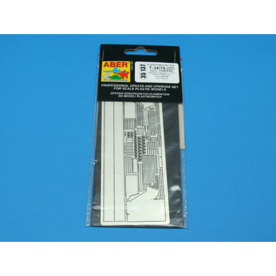Russian medium tank T-34/76 model1940 Vol.2 - fenders 1/35 Aber 35-137