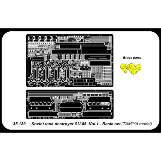Soviet tank destroyer SU-85 Vol.1 - basic set 1/35 Aber 35-139