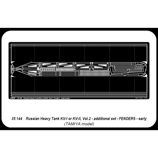 Russian Heavy Tank KV-1 Vol.2 - Fenders early model 1/35 Aber 35-144
