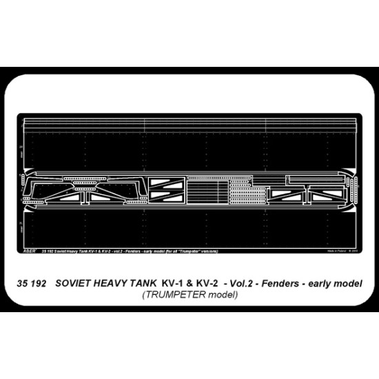 KV-1 Vol.2 Fenders - early model 1/35 Aber 35-192