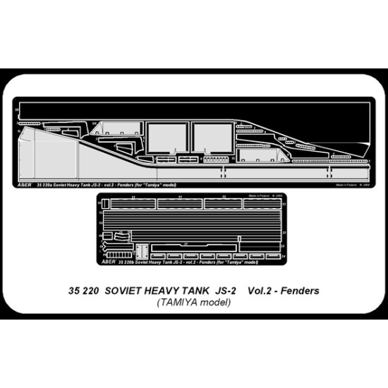 Soviet heavy tank JS-2 Vol.2 - Fenders 1/35 Aber 35-220