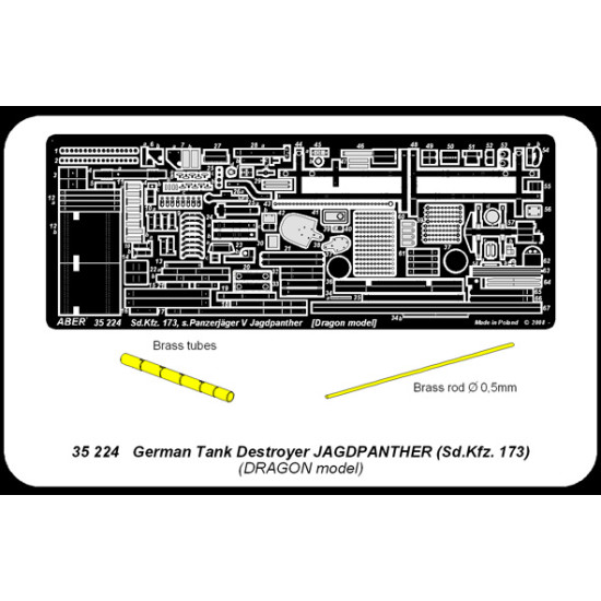 Jagdpanther Sd. Kfz.173 1/35 Aber 35-224