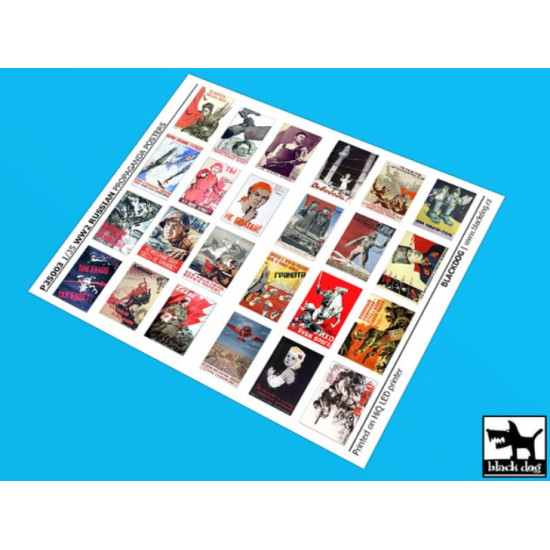 Black Dog P35003 1/35 Ww 2 Russian Propaganda Posters 24 Posters