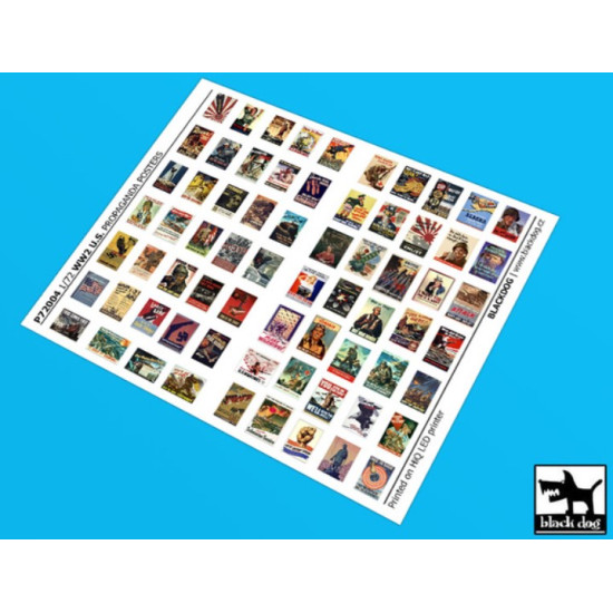 Black Dog P72004 1/72 Ww 2 U.s Propaganda Posters 69 Posters