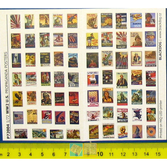 Black Dog P72004 1/72 Ww 2 U.s Propaganda Posters 69 Posters