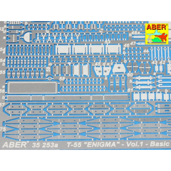 Medium tank T-55 'ENIGMA' Vol.1 - basic set, for Tamiya 1/35 Aber 35-253 Medium tank T-55 'ENIGMA' Vol.1 - basic set, for Tamiya 1/35 Aber 35-253