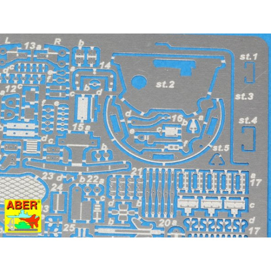 Medium tank T-55 'ENIGMA' Vol.1 - basic set, for Tamiya 1/35 Aber 35-253 Medium tank T-55 'ENIGMA' Vol.1 - basic set, for Tamiya 1/35 Aber 35-253