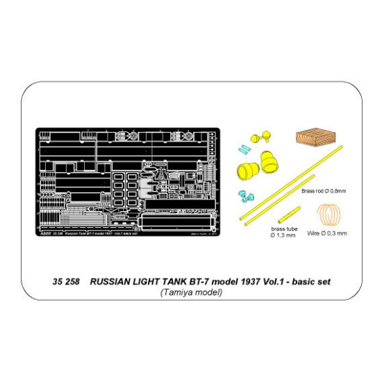 BT-7 (1937) Vol.1, for Tamiya 1/35 Aber 35-258