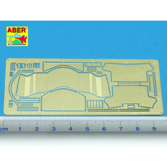 Turret stowage bin for Pz.Kpfw. III 1/35 Aber 35-A104 Turret stowage bin for Pz.Kpfw. III 1/35 Aber 35-A104