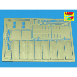 Side fenders for Tiger I H1 (Afrika Korps) 1/35 Aber 35-A11