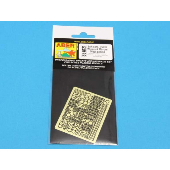 Soft cars trucks wipers mirrors WWII period all models 1/35 Aber 35-A121