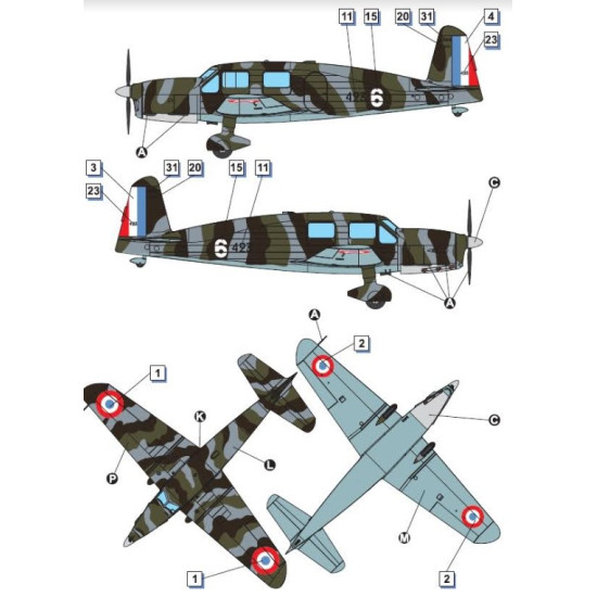 Dora Wings 48030 1/48 Caudron C.635 Simoun Plastic Model Kit