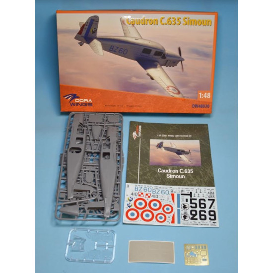 Dora Wings 48030 1/48 Caudron C.635 Simoun Plastic Model Kit