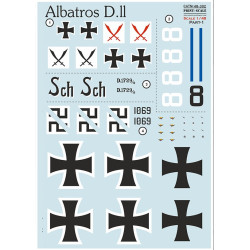 Print Scale 48-302 1/48 Albatros Ii. Part 1.