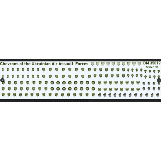 Dan Models 35019 1/35 Chevrons Of The Ukrainian Air Assault Forces