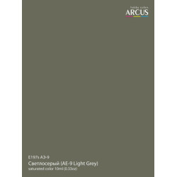 Arcus A197 Acrylic Paint Ae 9 Light Gray Saturated Color 10ml.