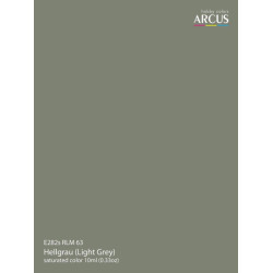 Arcus A282 Acrylic Paint Rlm 63 Hellgrau Light Grey Saturated Color 10ml.