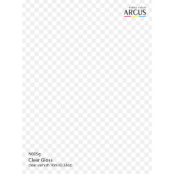 Arcus A005 Acrylic Paint Gloss Clear Clear Varnish 10ml.