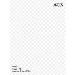 Arcus A006 Acrylic Paint Clear Flat Clear Varnish 10ml.