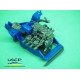 Uscp 24a097 1/24 Alpine A110 1600sc Engine Bay Detail Up Set