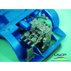 Uscp 24a097 1/24 Alpine A110 1600sc Engine Bay Detail Up Set