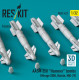 Reskit Rs32-0422 1/32 Aasm 250 Hammer Bombs 6 Pcs Mirage 2000 Rafale Mig 29 3d Printed