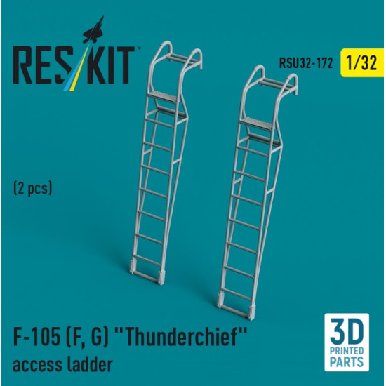 Reskit Rsu32-0172 1/32 F105 F G Thunderchief Access Ladders 2 Pcs 3d Printed