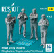 Reskit Rsf32-0030 1/32 Brown Jersey Modern Wing Captains Wing Line Leading Petty Officers 4 Pcs 3d Printed