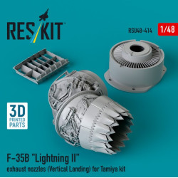 Reskit Rsu48-0414 1/48 F-35b Lightning 2 Exhaust Nozzles Vertical Landing