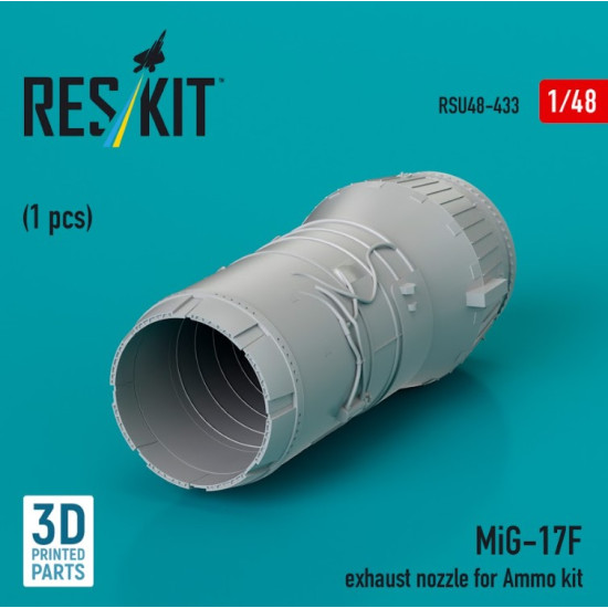 Reskit Rsu48-0433 1/48 Mig 17f Exhaust Nozzle For Ammo Kit 3d Printed