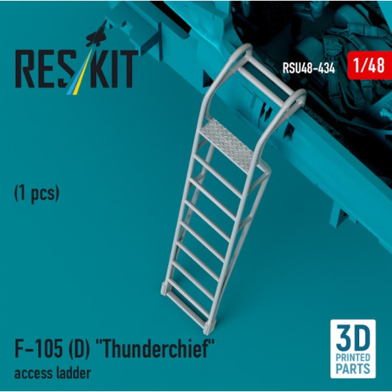 Reskit Rsu48-0434 1/48 F 105d Thunderchief Access Ladder 1 Pcs 3d Printed