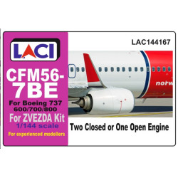 Laci 144167 1/144 Cfm56-7be Boeing 737 600/700/800 Zvezda Two Closed Or One Open Engine