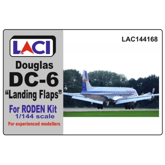 Laci 144168 1/144 Landing Flaps For Douglas Dc-6b For Roden Model Kit