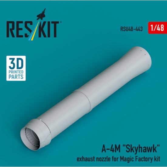 Reskit Rsu48-0443 1/48 A 4M Skyhawk exhaust nozzle for Magic Factory kit 3D Printed