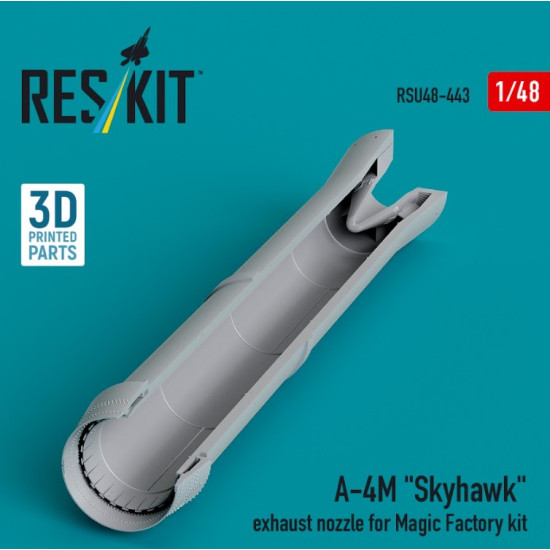 Reskit Rsu48-0443 1/48 A 4M Skyhawk exhaust nozzle for Magic Factory kit 3D Printed